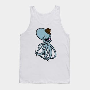 Hipster Octopus Tank Top